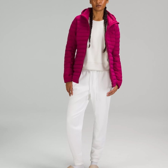 NWT lululemon athletica Pack It Down Jacket Women's Size 4 in Pomegranate (Pink) - Picture 2 of 16